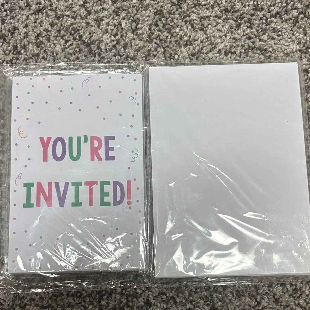 3rd birthday invitations- Ice cream theme